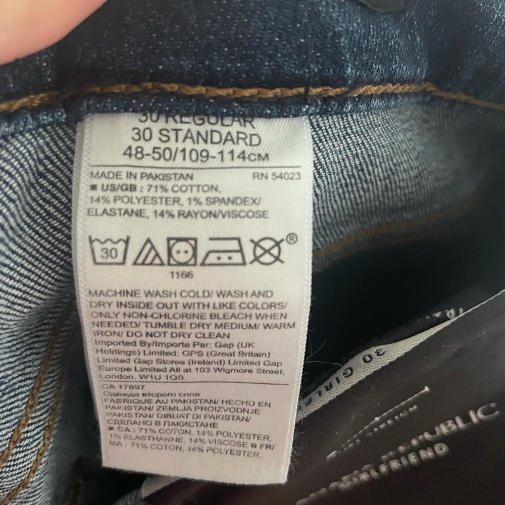 NWT: BR Premium Denim Girlfriend Jeans - Picture 10 of 10